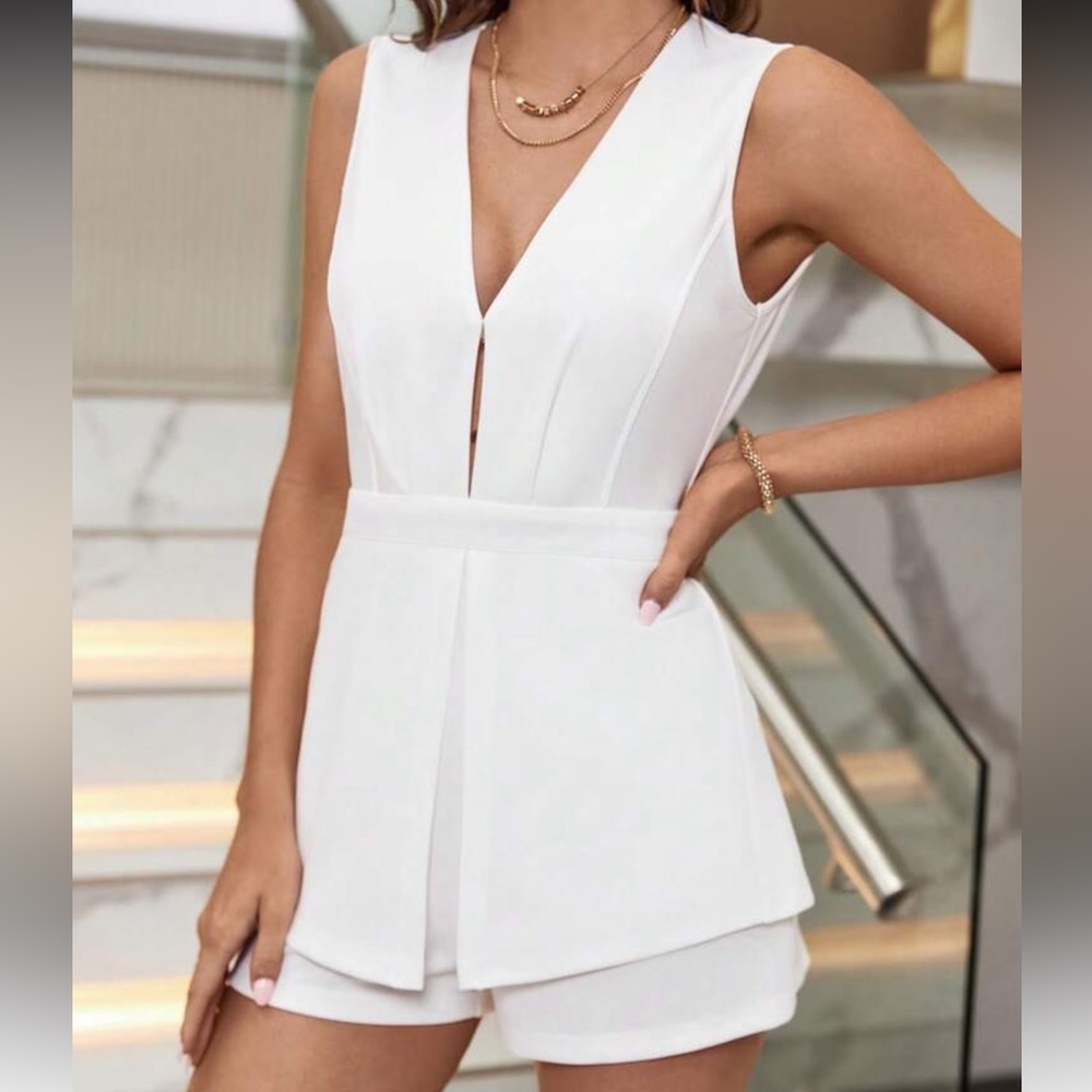 White Romper